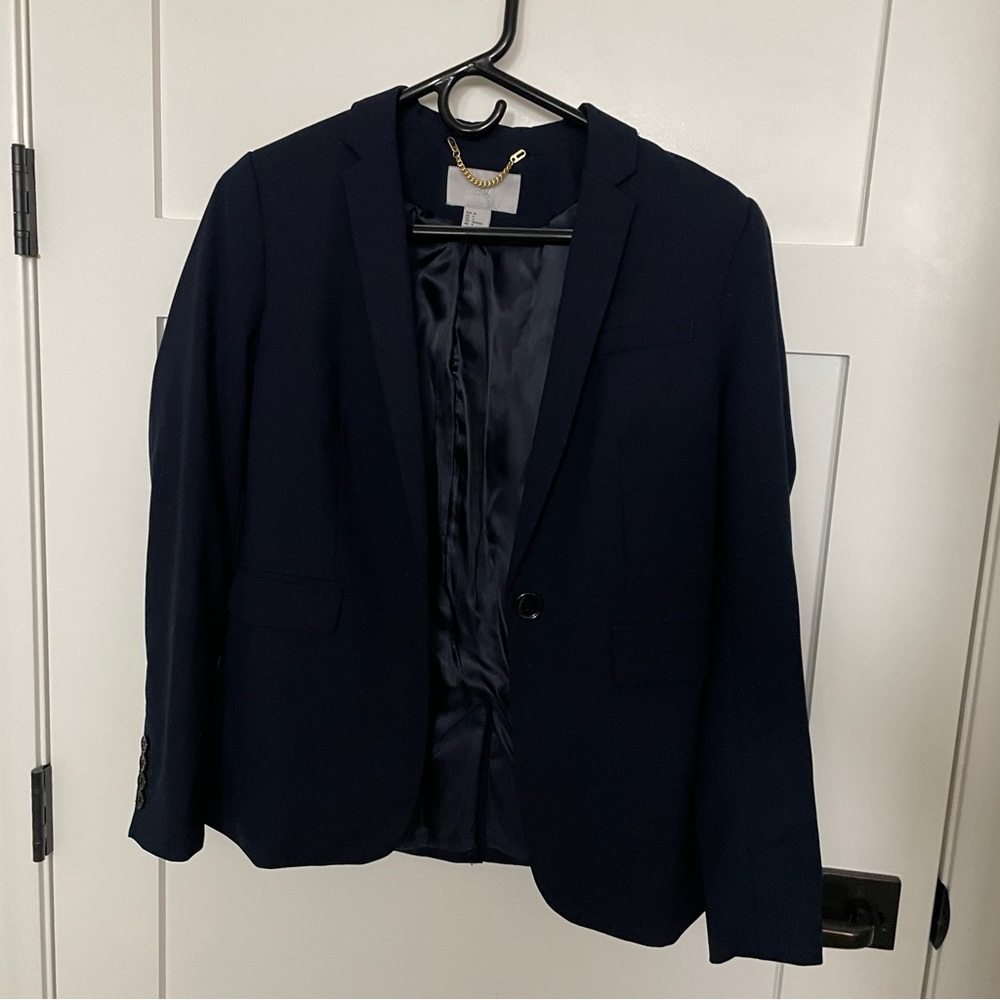 H&m navy blazer sz 4